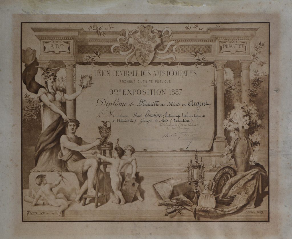 La Bonne Graine diplôme exposition 1887 médaille histoire